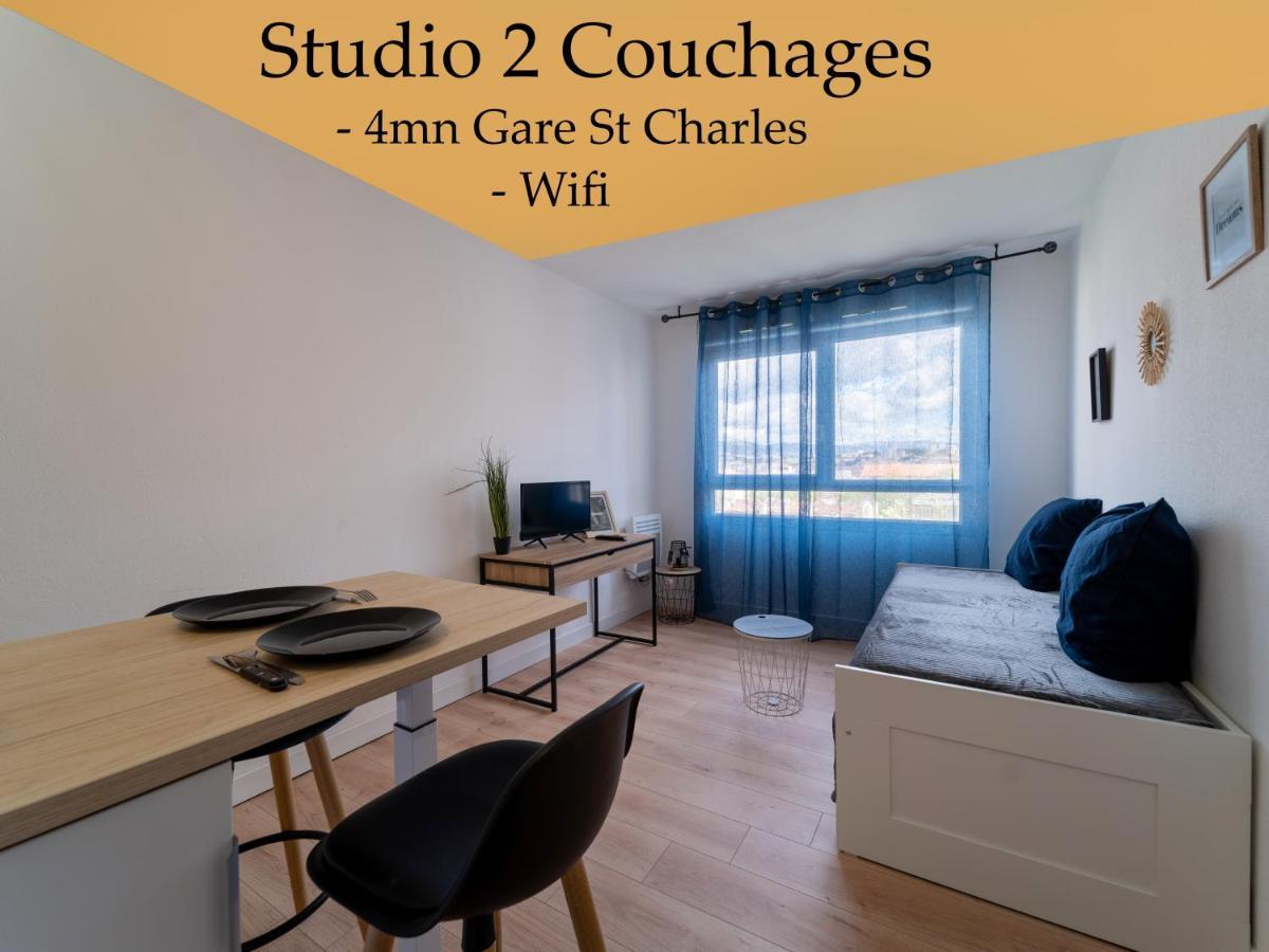 Appartement Climatise Avec Parking A 6Min A Pied De La Gare St Charles Marseilles Buitenkant foto