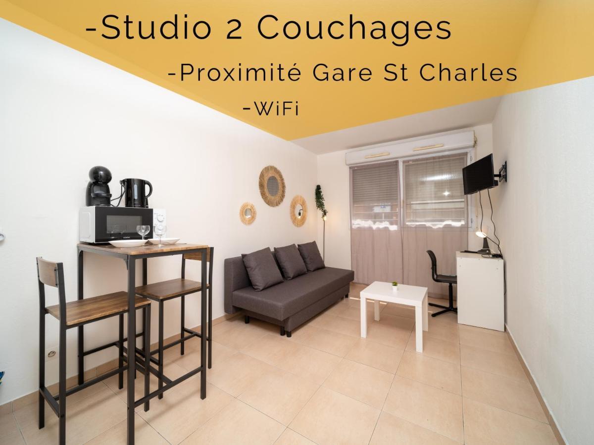 Appartement Climatise Avec Parking A 6Min A Pied De La Gare St Charles Marseilles Buitenkant foto