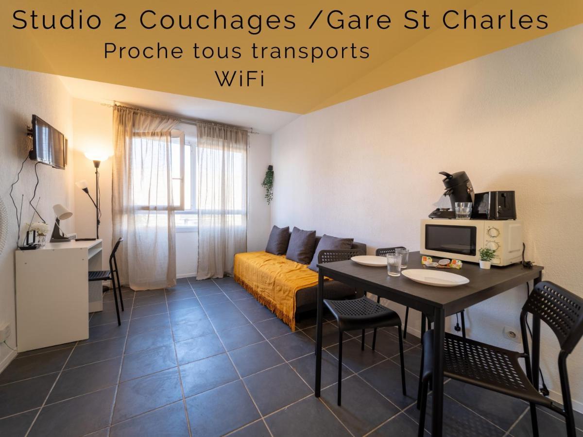 Appartement Climatise Avec Parking A 6Min A Pied De La Gare St Charles Marseilles Buitenkant foto